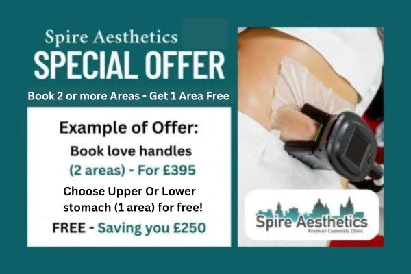 Fat Freezing Promotion Leatherhead from Spire Aesthetics - Book Today!