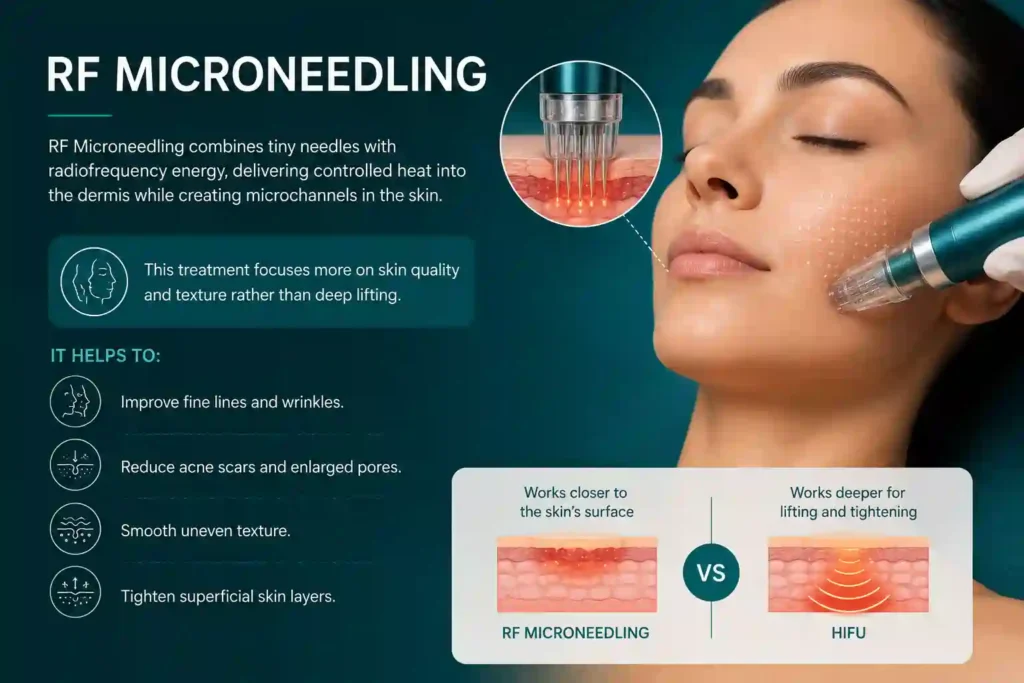 What Does RF Microneedling Do That HIFU Alone Cannot Leatherhead