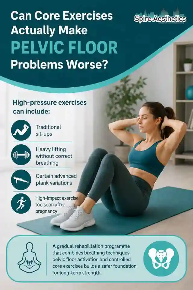 Can Strengthening Your Core Alone Actually Make Pelvic Floor Problems Worse Leatherhead?